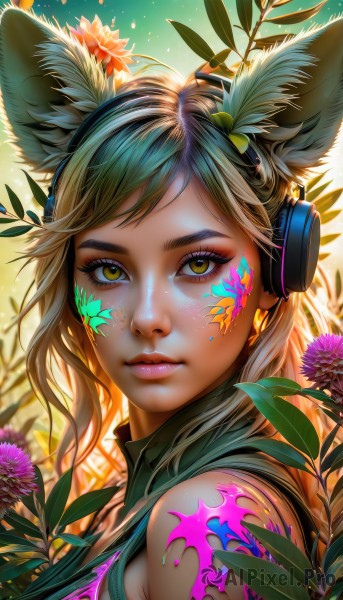 A magnificent female within dynamic scene