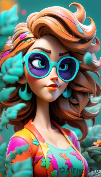 A female amidst a idyllic dynamic scene