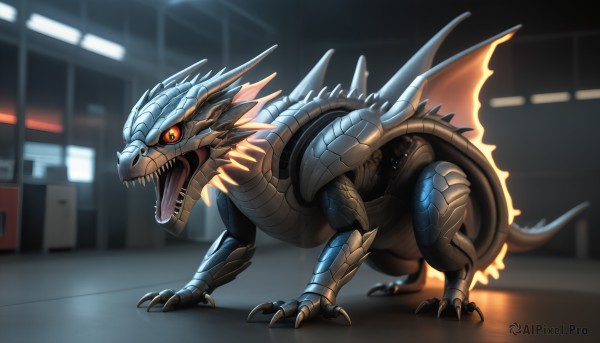 A delightful capture of a monster within dynamic scene