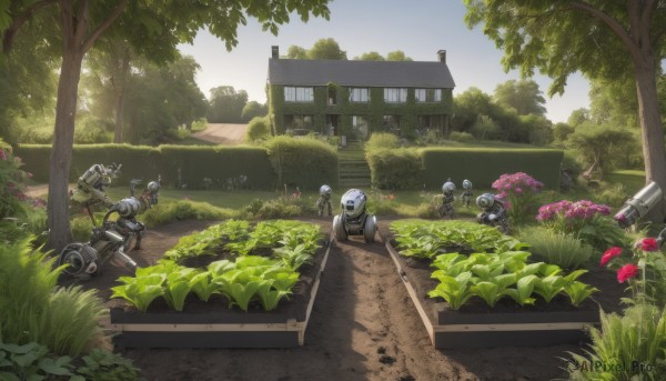 A garden in the heart of a peaceful day