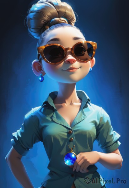 A female set against the backdrop of a breathtaking dynamic scene