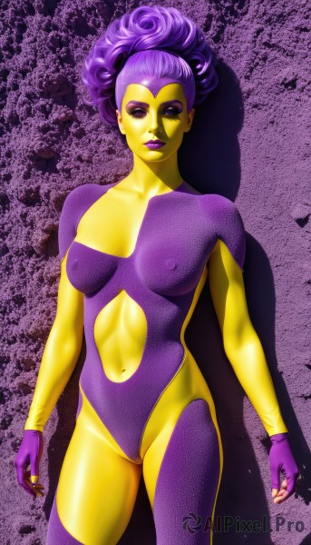 A female showcased in a bold dynamic scene