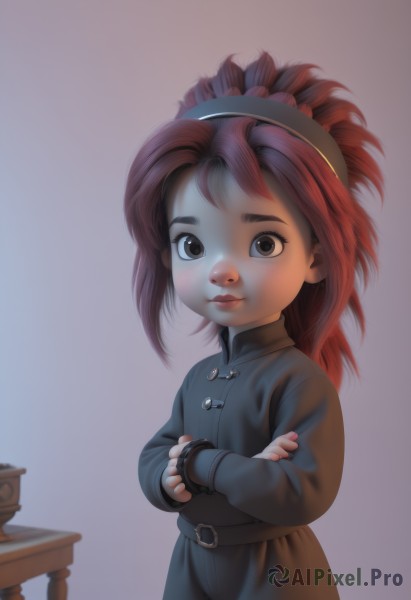 An iconic child framed by a bold dynamic scene