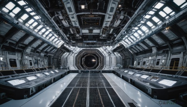A charming scenery with a spacecraft