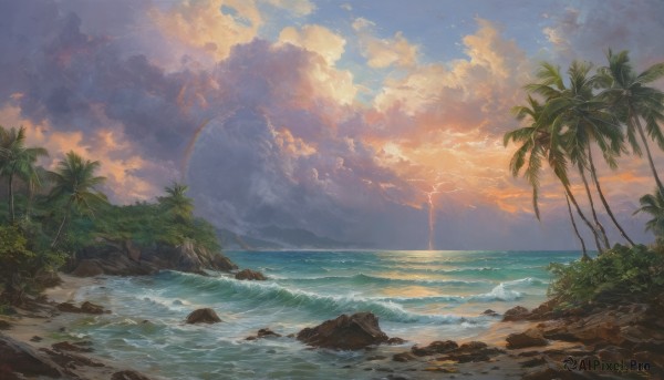 An iconic unique subject framed by a bold sunset day