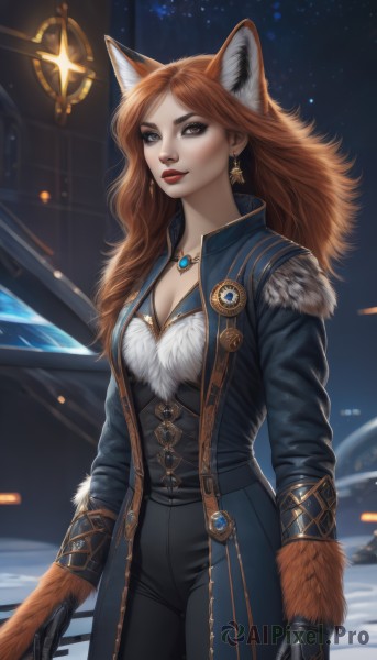 A inspiring female within dynamic scene