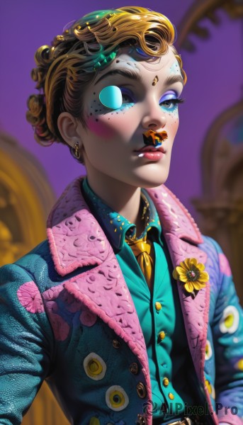 A stunning portrayal of a female in a calm dynamic scene