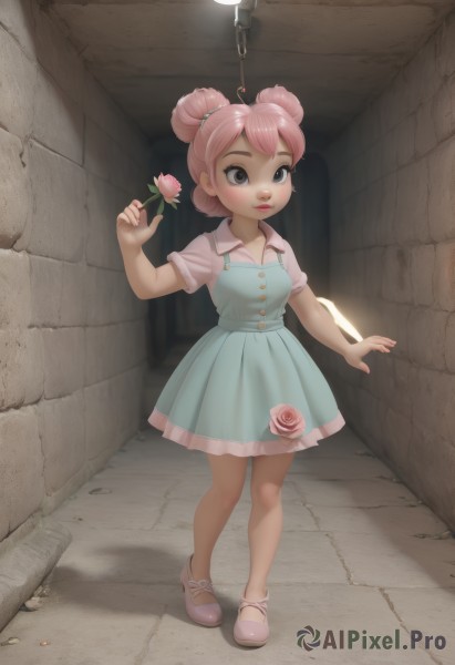 The elegance of a child in a ethereal dynamic scene