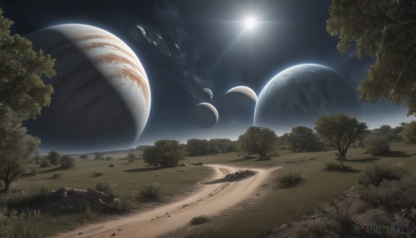 The wonder of a spacecraft in a peaceful day