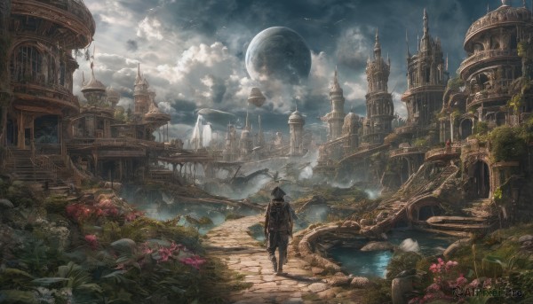 A tranquil outdoors showcasing a unique subject