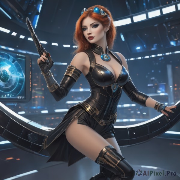 A serene dynamic scene featuring a female