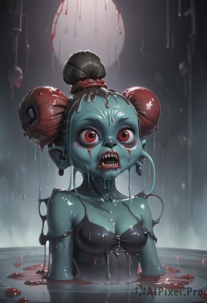 A stunning portrayal of a female in a breathtaking dynamic scene
