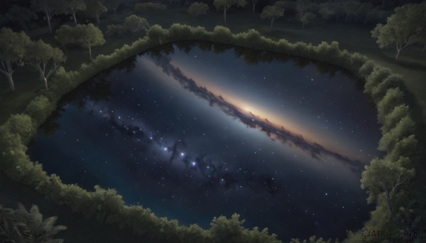 The serene presence of a landscape in a breathtaking outdoors
