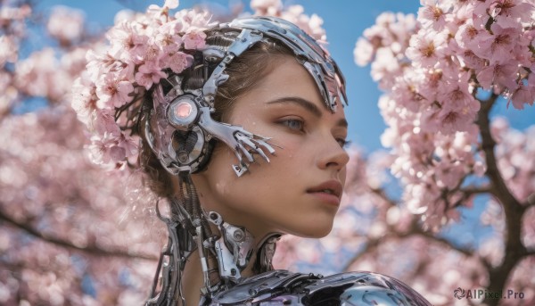 A stunning android captured in day
