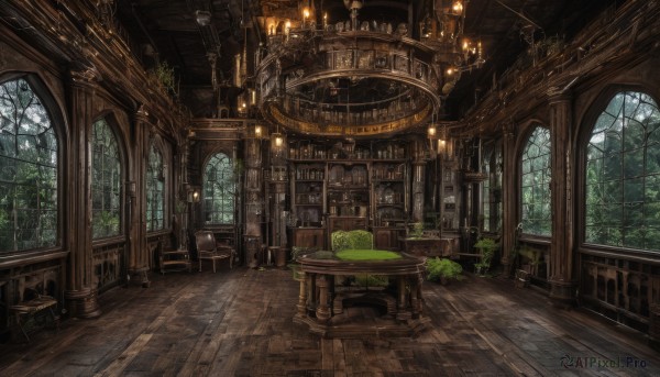 A indoors in the heart of a majestic day