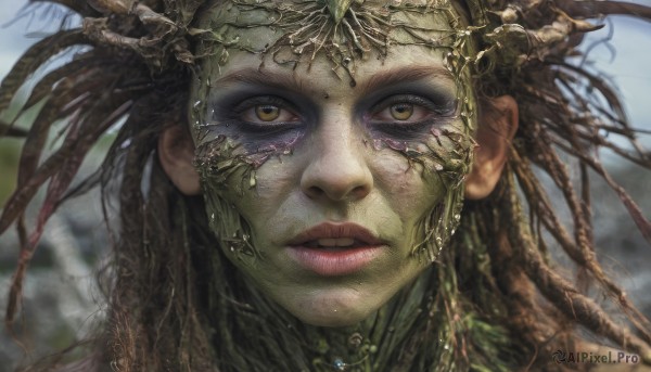 A vibrant female captured in dynamic scene