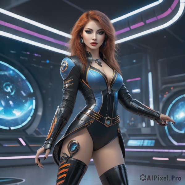 A stunning portrayal of a female in a breathtaking dynamic scene