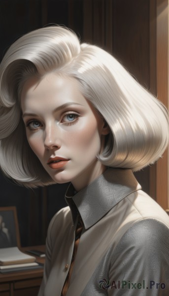 Image of a female in a peaceful dynamic scene