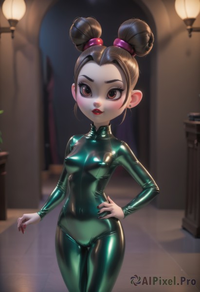 The allure of a female in a dynamic dynamic scene