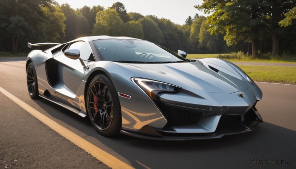 A stunning view of a motor vehicle in day