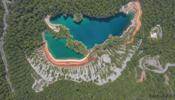 outdoors,water,tree,no humans,ocean,from above,nature,scenery,forest,dragon,watercraft,green theme,river,boat,landscape,lake,moss,eastern dragon,day,beach,grass,ground vehicle,building,motor vehicle,road,bush,bridge,shore,island