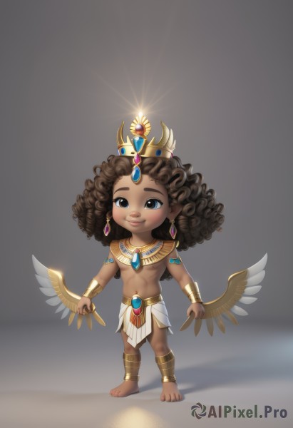 Image of a child in a peaceful dynamic scene