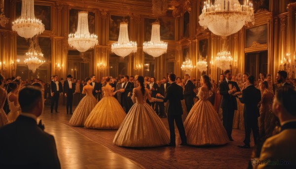 A indoors set against the backdrop of a captivating dynamic scene