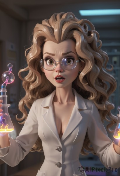 A breathtaking view of a female in dynamic scene