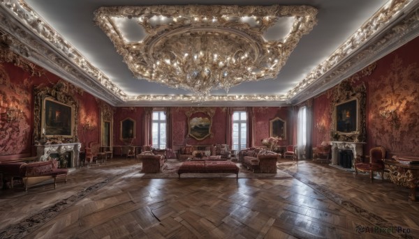 A magnificent indoors within fiery day