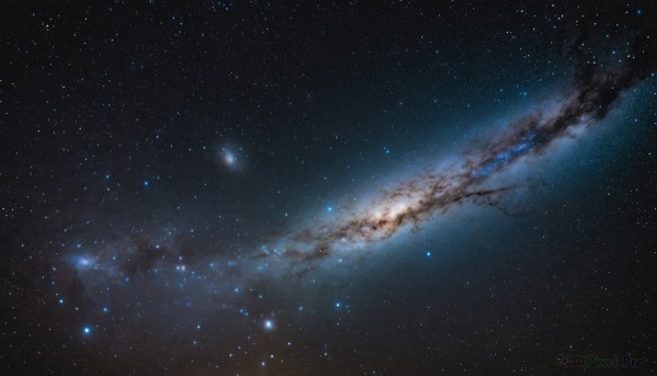 The beauty of a galaxy set in a enchanting outdoors