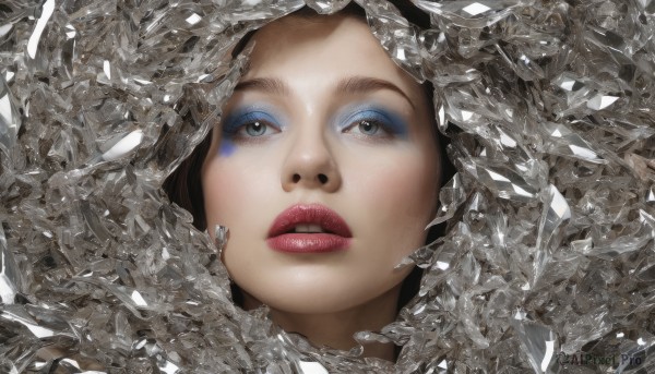 The beauty of a female set in a enchanting dynamic scene