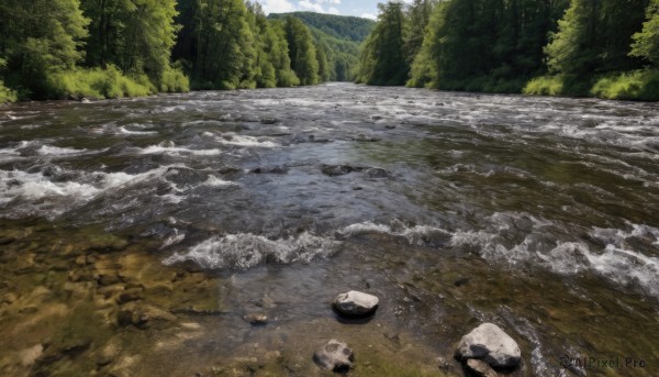 The timeless beauty of a landscape in a picturesque day