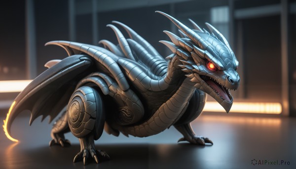 An iconic monster framed by a inviting dynamic scene