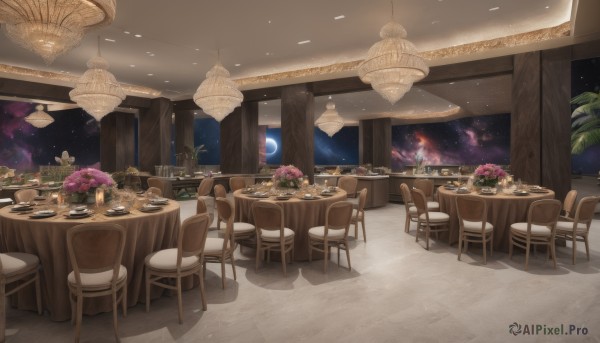 The serene presence of a indoors in a breathtaking scenery