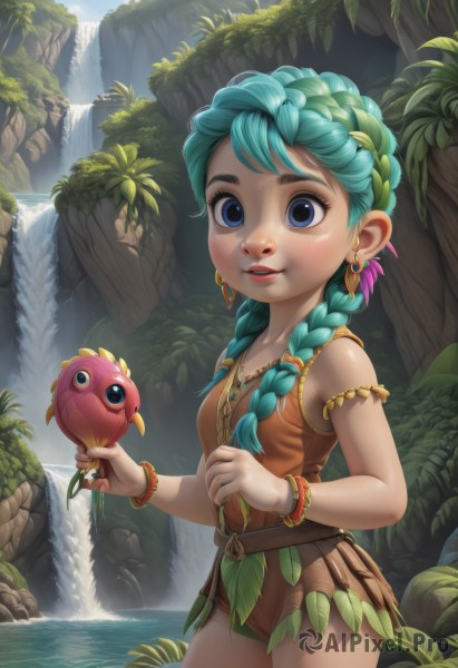 The beauty of a child set in a enchanting day