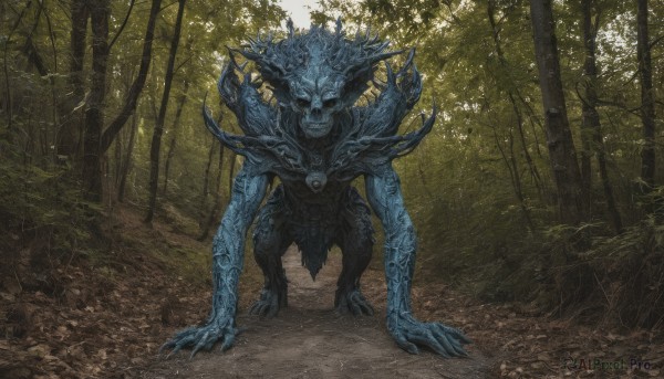 Image of a monster in a vibrant day