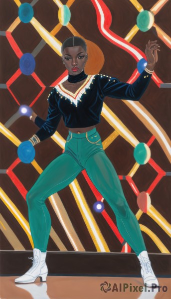 A delightful capture of a female within dynamic scene