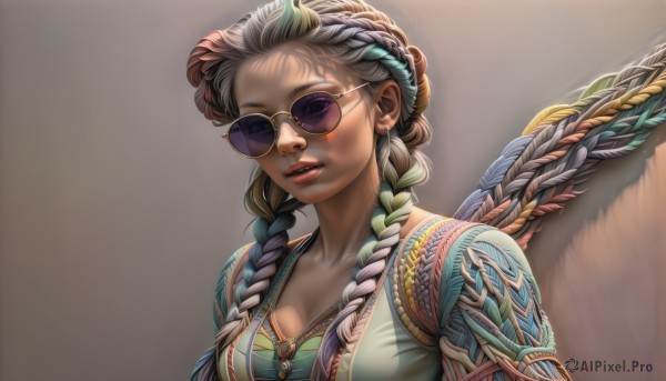 A striking dynamic scene featuring the elegance of a female