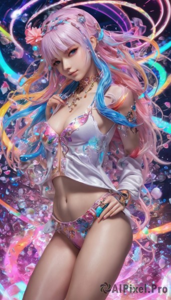A magnificent female within dynamic scene