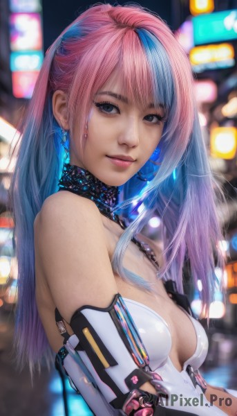A vivid dynamic scene showcasing a female