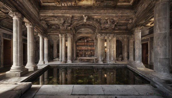 A majestic indoors within a lush sunlight