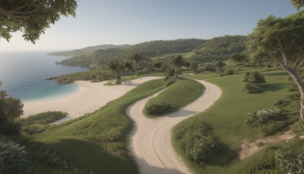 A landscape surrounded by a captivating day