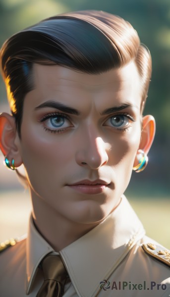 The majestic beauty of a male set within a ethereal sunlight