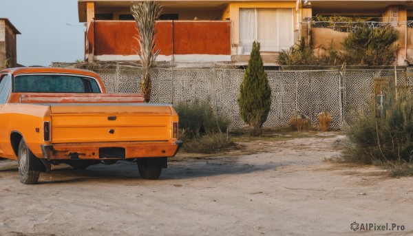 A motor vehicle in a serene day