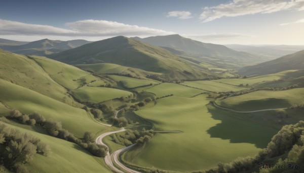A stunning landscape captured in day