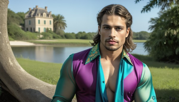 A inspiring view of a male in day