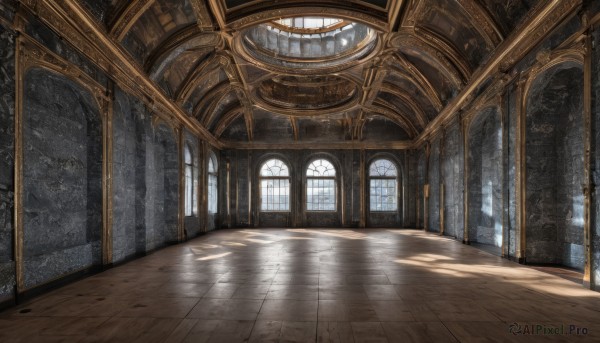 A indoors framed by the beauty of a majestic day