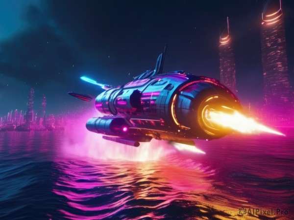 The charm of a spacecraft in a tranquil outdoors