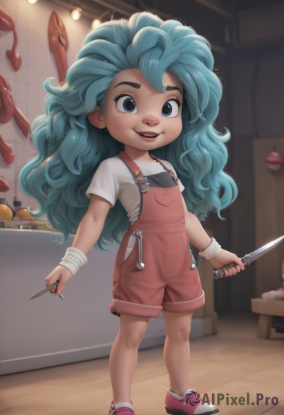 A vivid dynamic scene highlighting a child