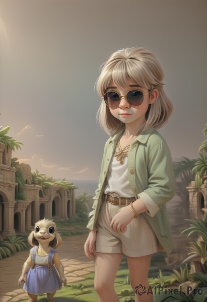 A ethereal day featuring a child